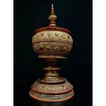 Buddhist food traditional offering vessel, 'hsun ok'- 7345