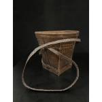 Old Laotian rattan basket- BS1246