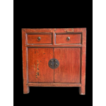 Red lacquer elm wood cabinet- Ms16295