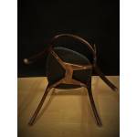 Ebony wood arms chair- Ms16360A