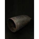 Old tall lacquer bamboo Laotian basket- Ms13538