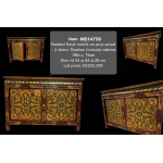 Tibetan Console cabinet with 2 doors- Ms14758