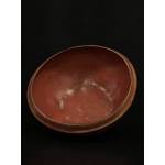 Old red bamboo lacquer bowl- Ms8441