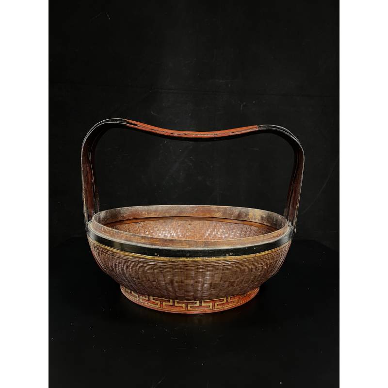 Bamboo and rattan woven wedding basket- Ms8872