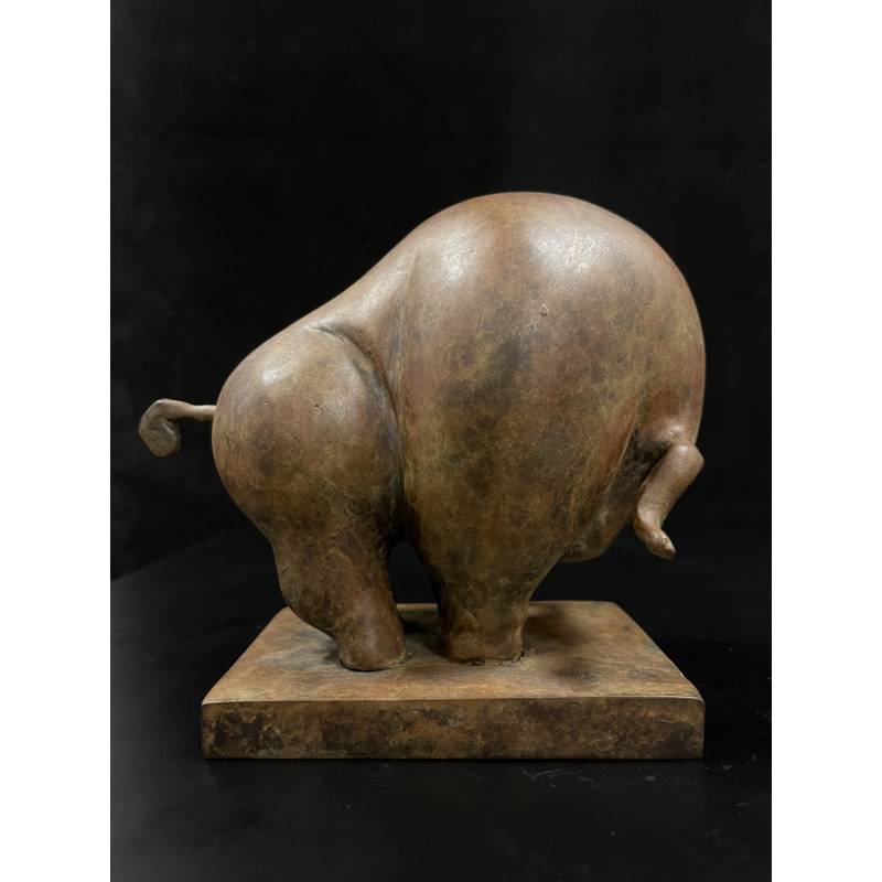 Bronze fat Bull- Ms15113