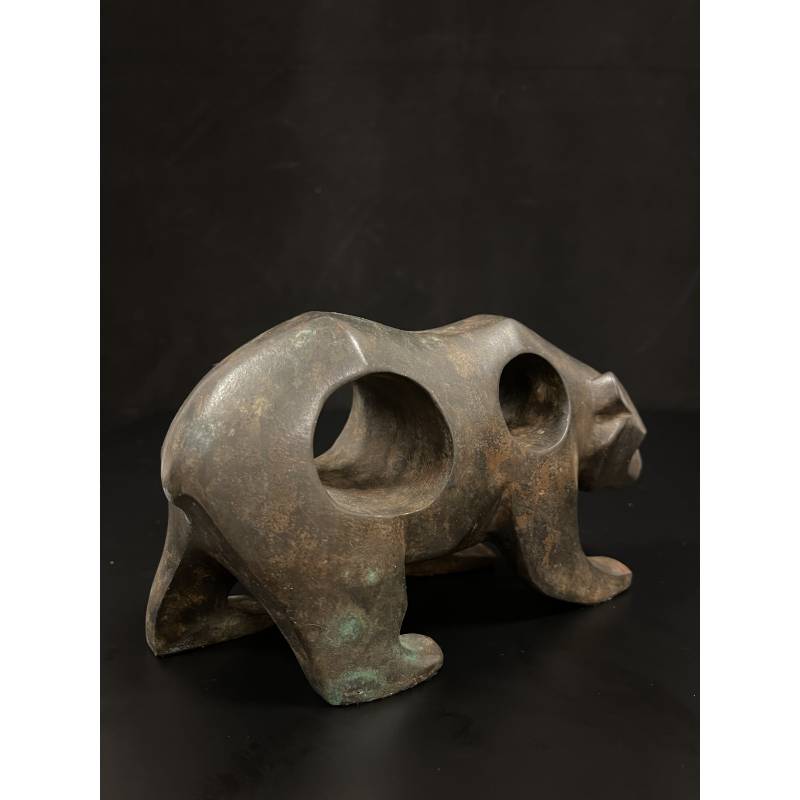 Bronze Bull with 2 holes- Ms16114