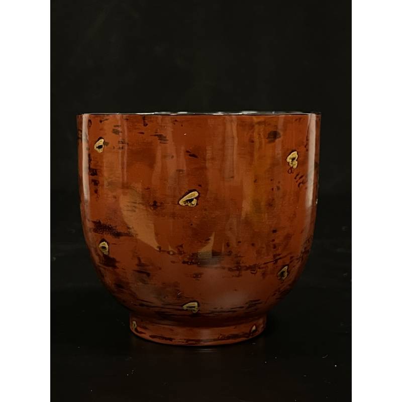 Horse hairs bamboo woven lacquer Bowl- Ms16465