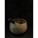 Rare thick and heavy  Mani singing Bowl in oval-shaped- SB2022