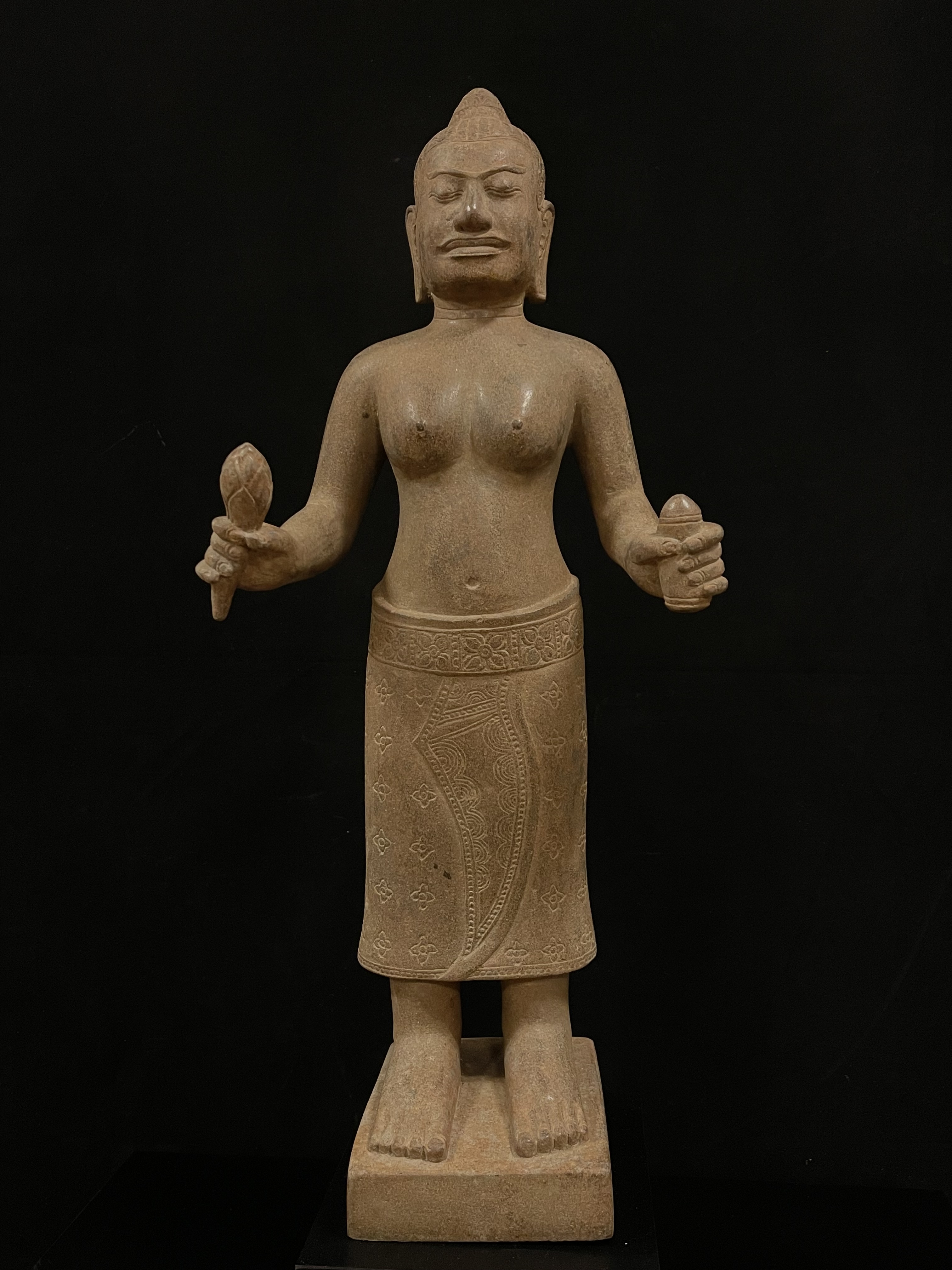 Hardstone of standing Prajnaparamita- 6563