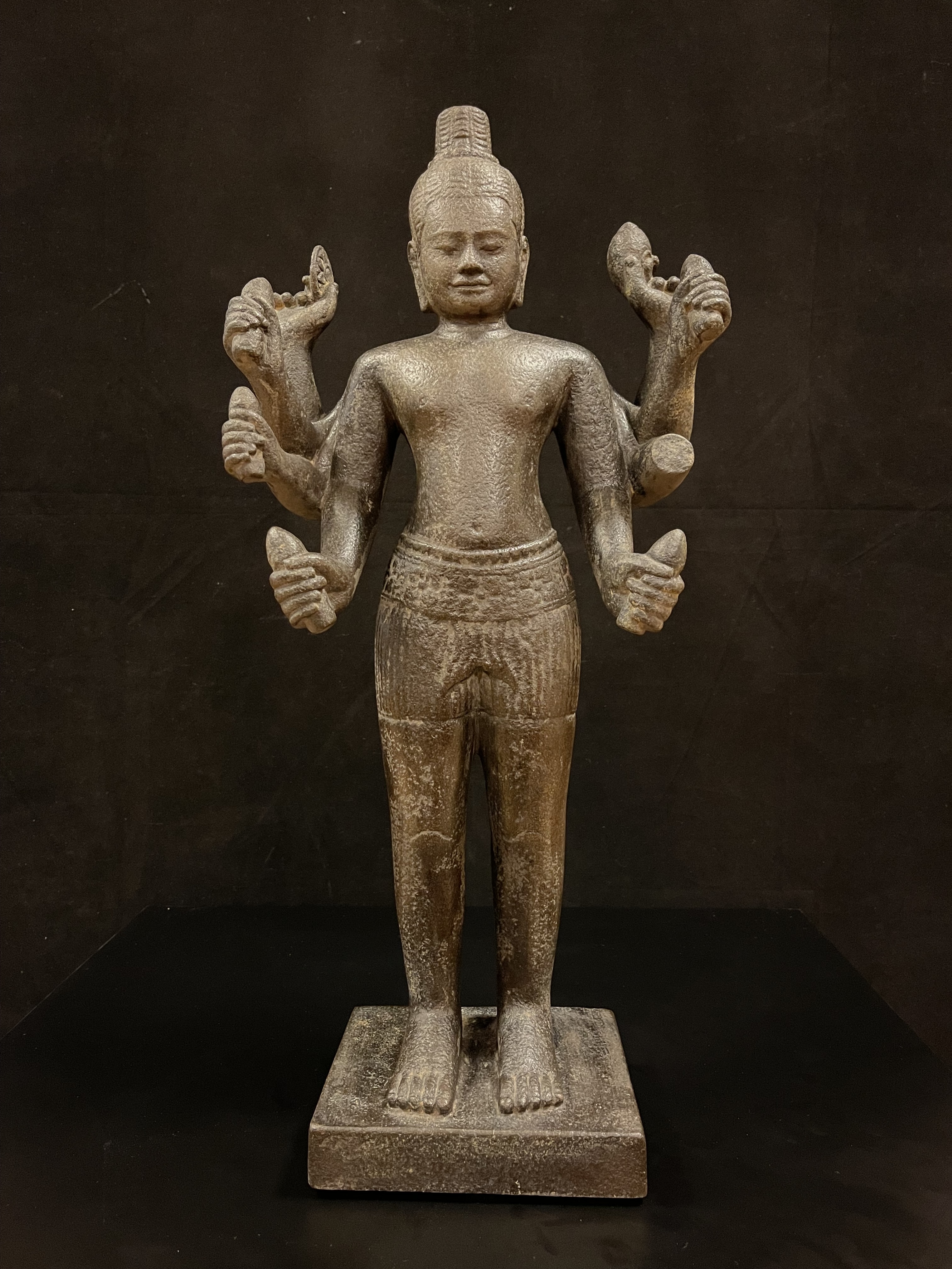 Blackstone 8-armed standing Avalokeshvara- 6684