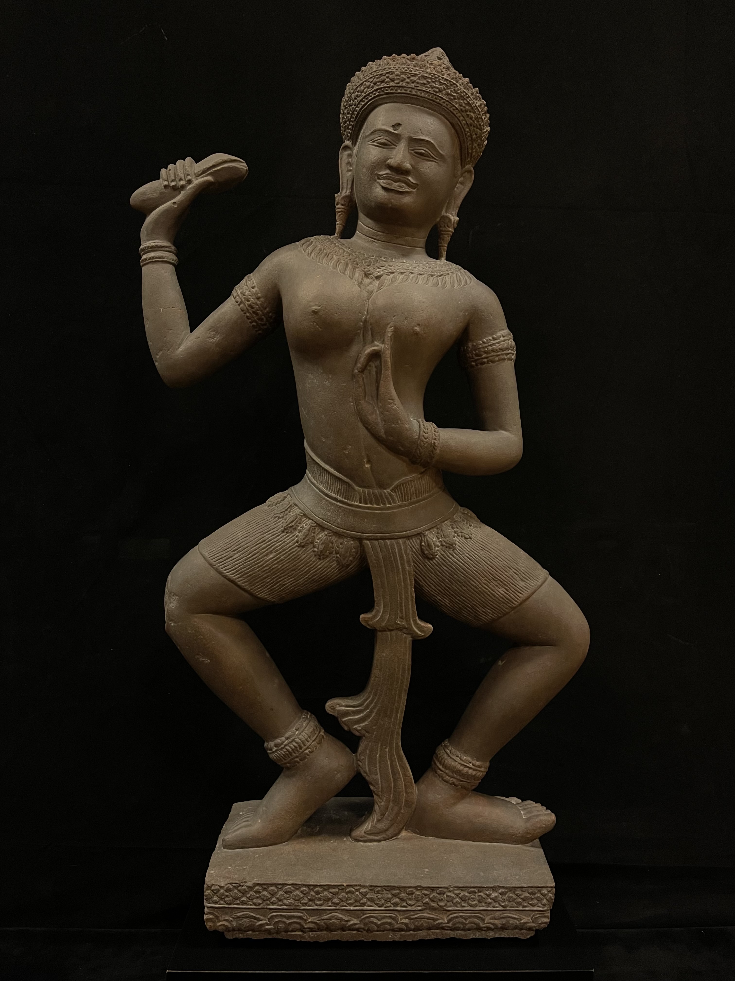 Hardstone tantric diety holding the Vajra (thunderbolt)- 7020