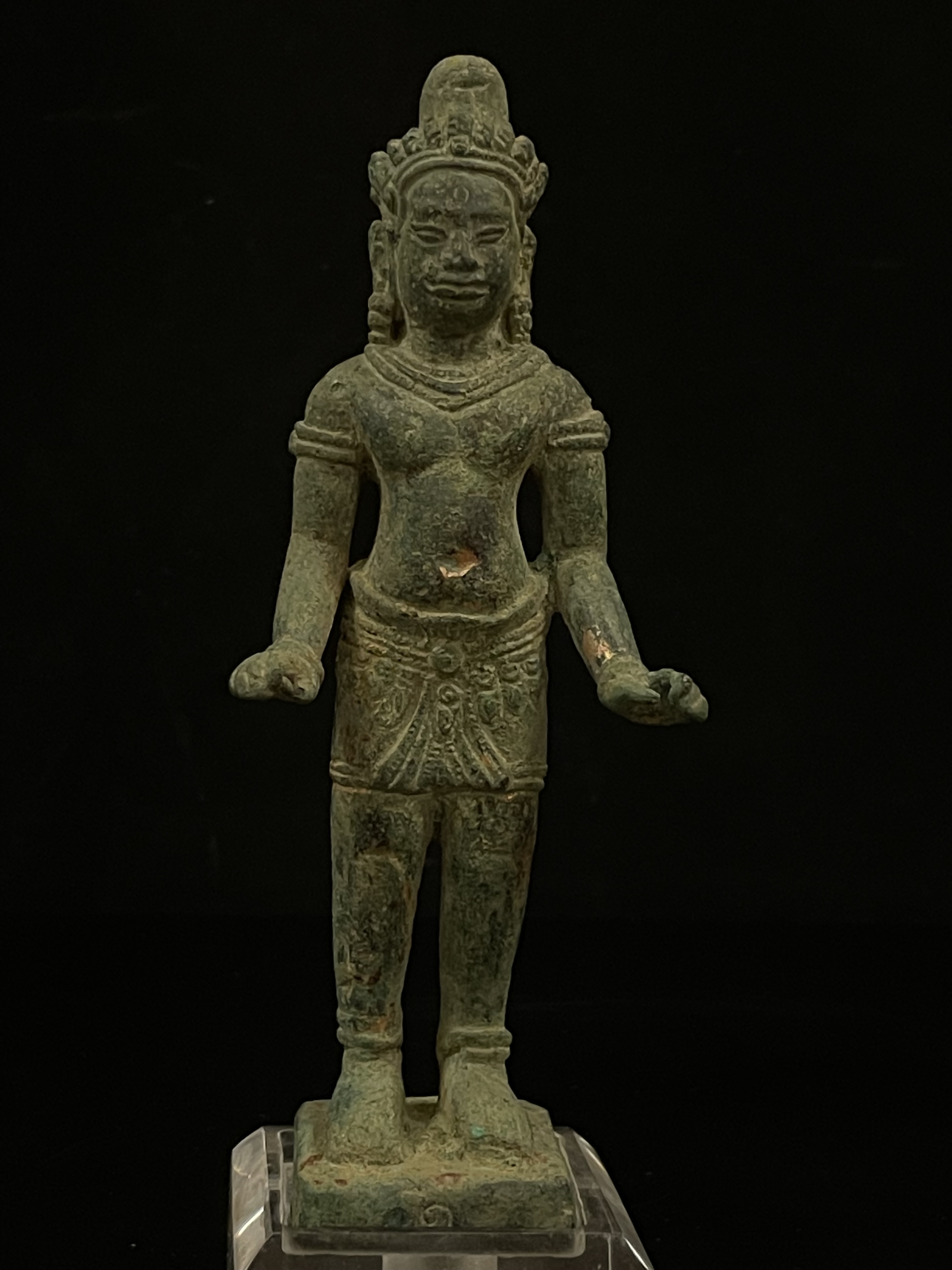 Khmer bronze standing sculpture of Avalokiteshvara-  7079