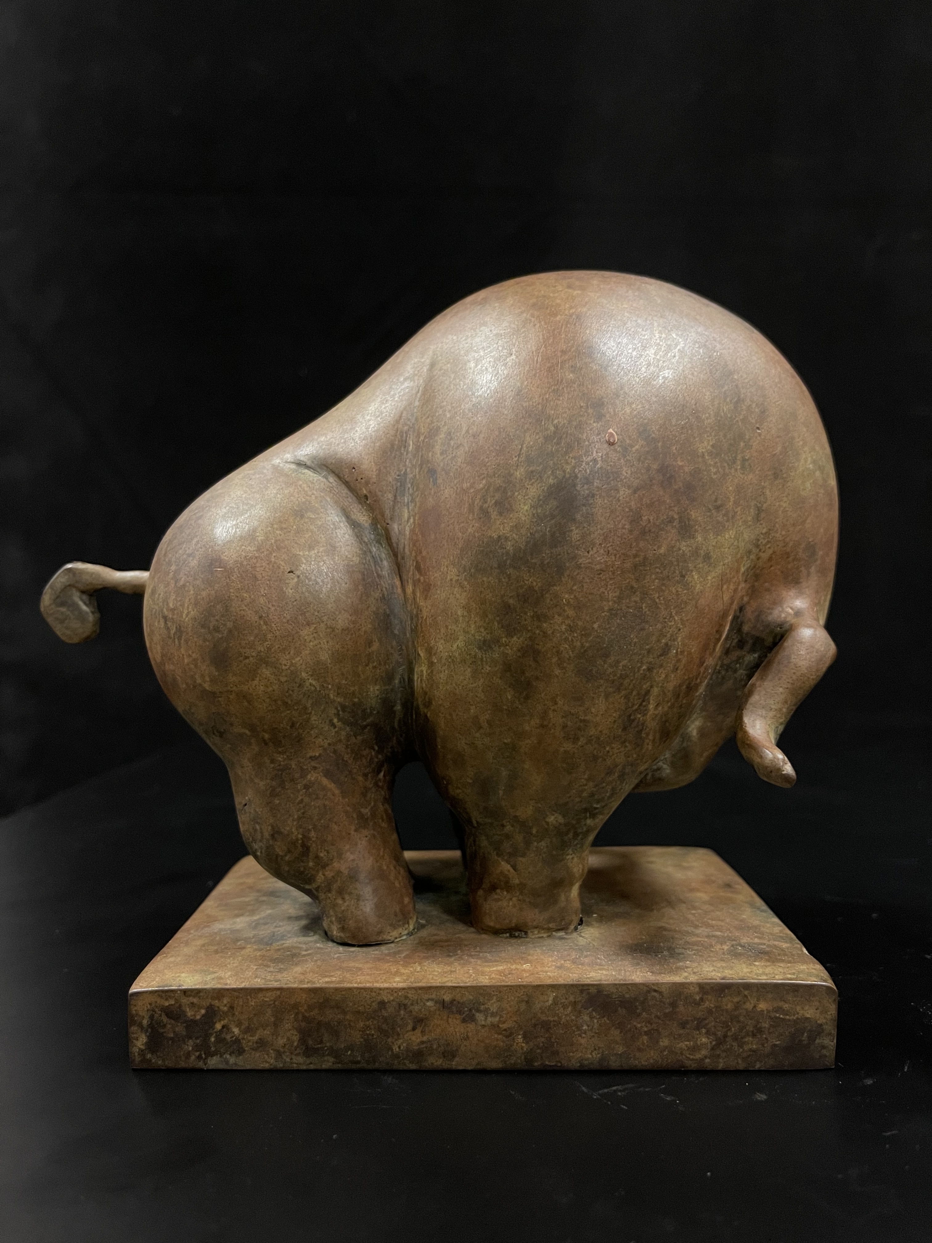 Bronze fat Bull- Ms15113